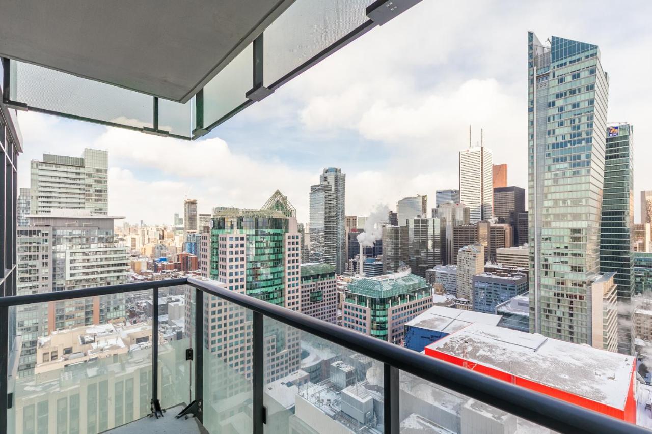 Stunning Views Of Downtown - Luxury High Rise With King Bed! Villa Toronto Exterior photo